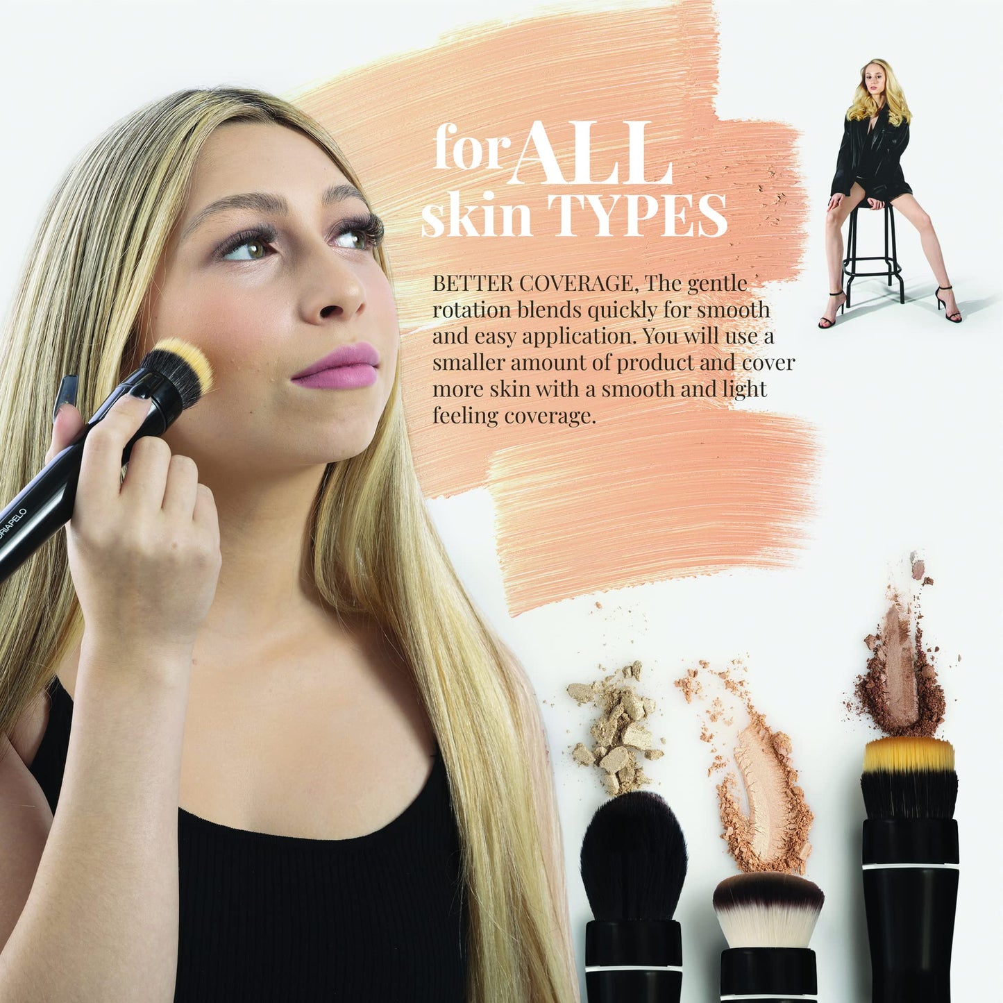 Popular Makeup Tools Portable Travel Cosmetic Electric Handle Makeup