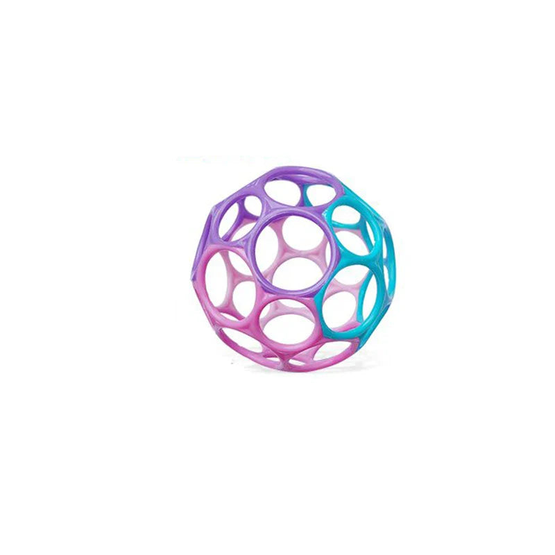 Soft Baby Grasping Ball Rattles with Bell Ball Early Education Educational Sensory Toy Random Color)