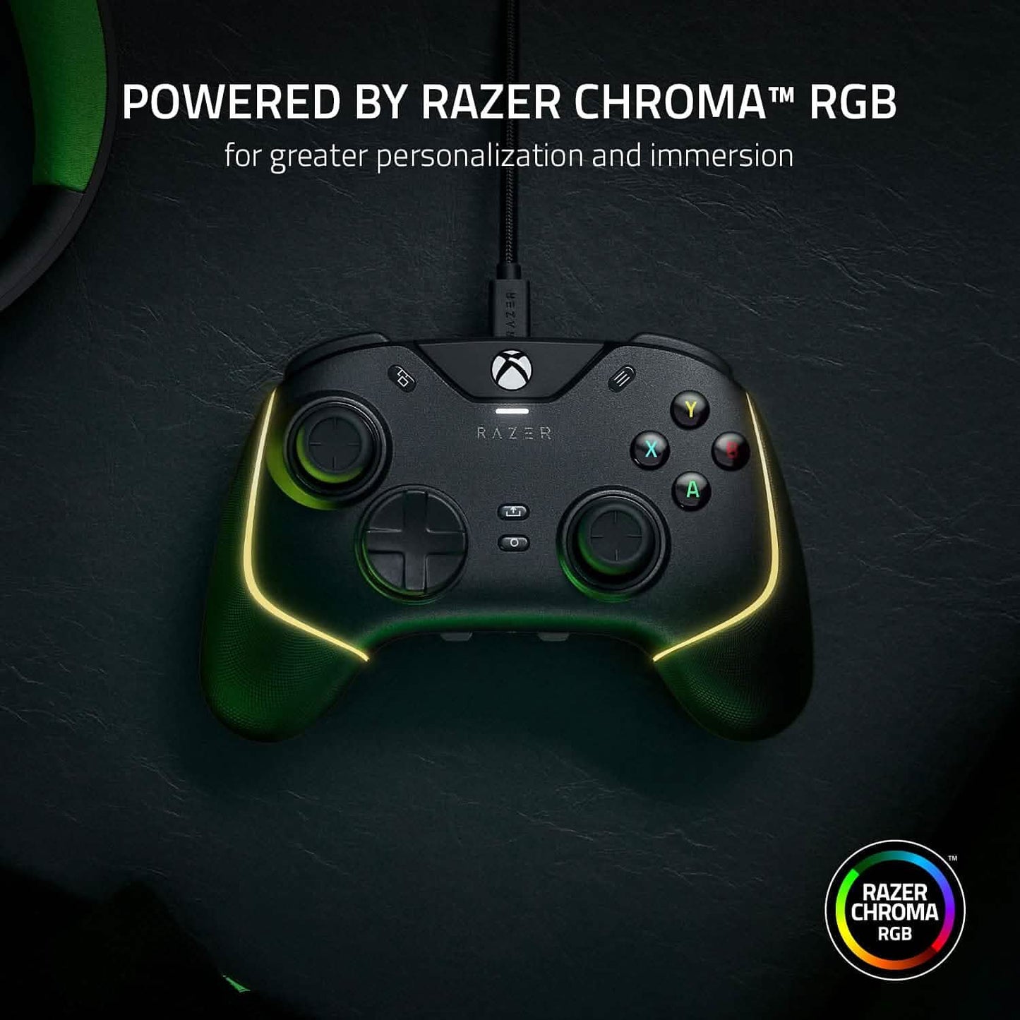 Razer Wolverine V2 Chroma Wired Gaming Pro Controller for Xbox Series X|S, Xbox One, PC (Refurbished)