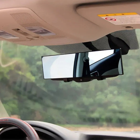 Car Rearview Mirror 11.4in Interior Clip-on Curve Convex Panoramic