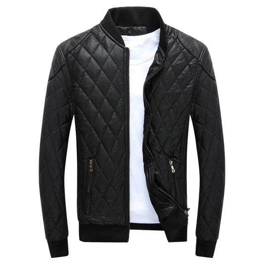 Men's winter plush suede jacket