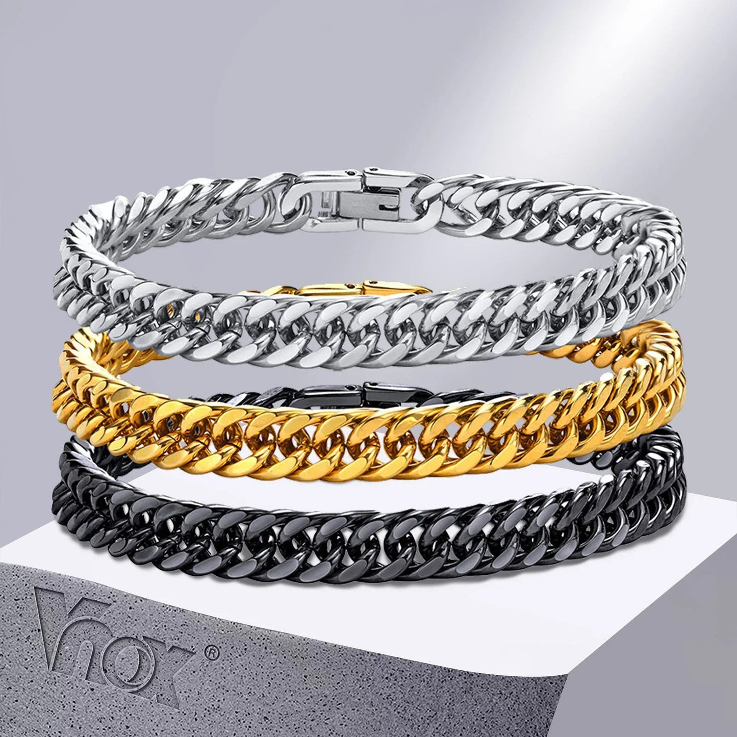 Personalized Punk Titanium Steel Bracelet