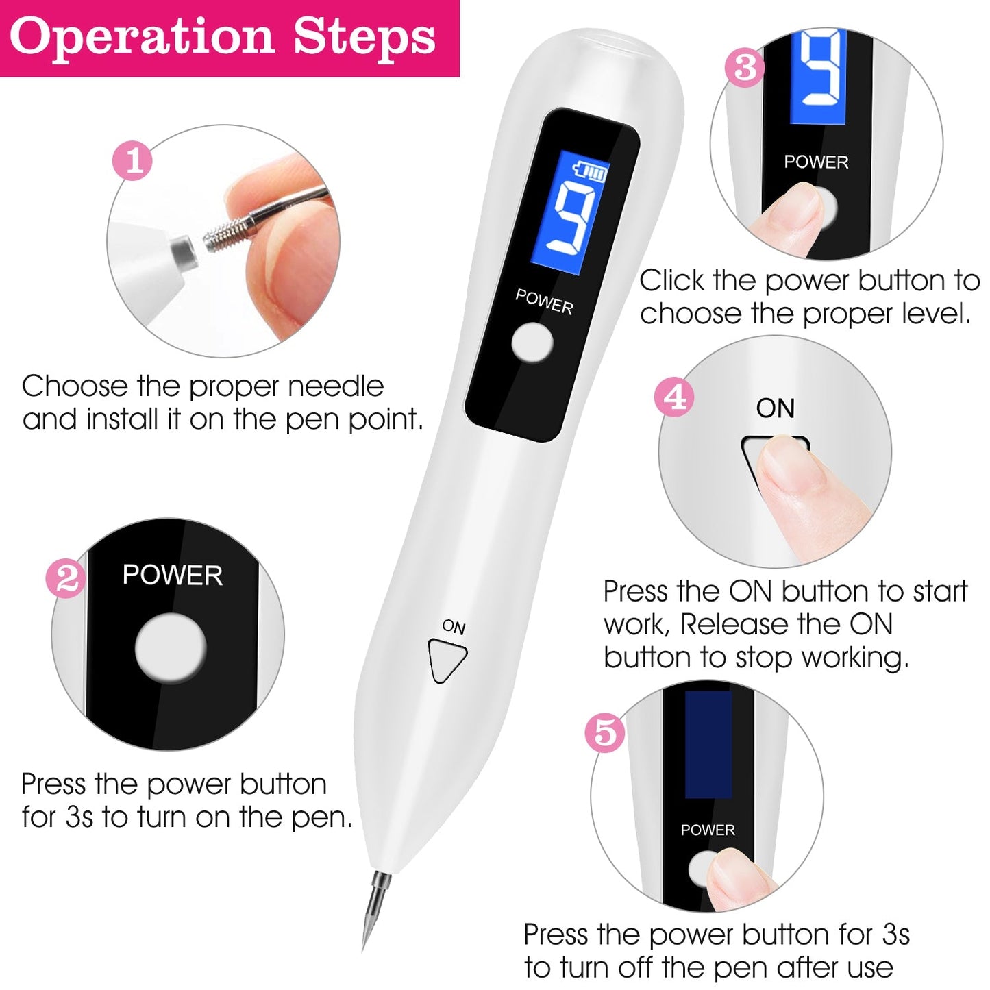 1Pc Skin Tag Repair Kit Portable Beauty Equipment Multi-Level With