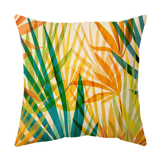 Living Room Sofa Cover Pillowcase Bay Window Cushion Peach Skin
