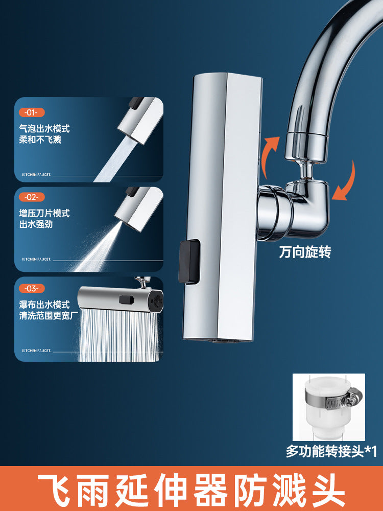Upgraded Kitchen Faucet with Multi-Function Spray Head