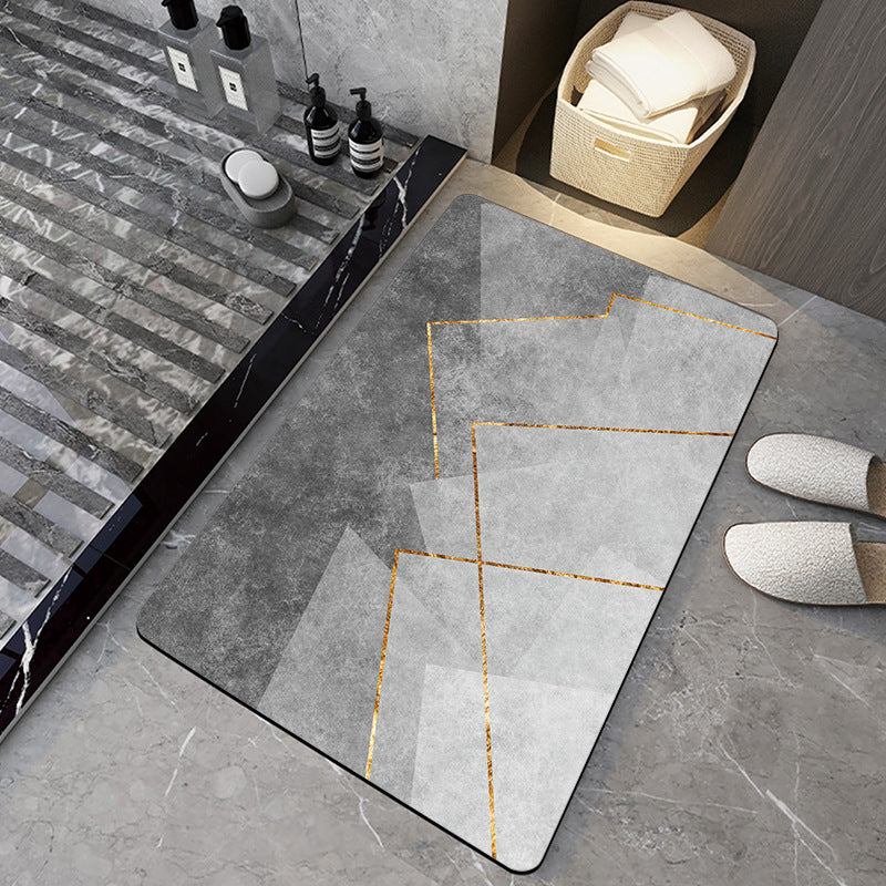 Bathroom Silicone Diatomaceous Water Absorbent Mat