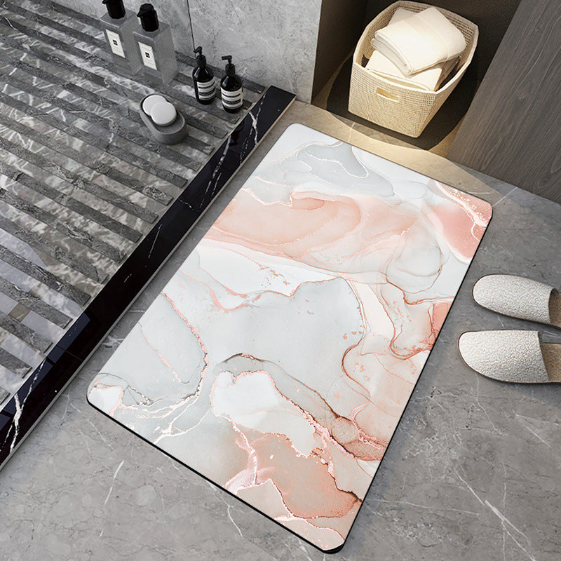 Bathroom Silicone Diatomaceous Water Absorbent Mat