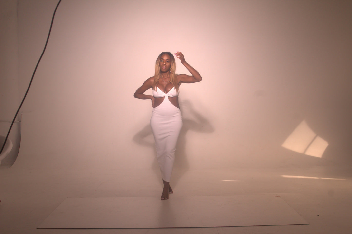 Yacht Bae White Maxi Dress