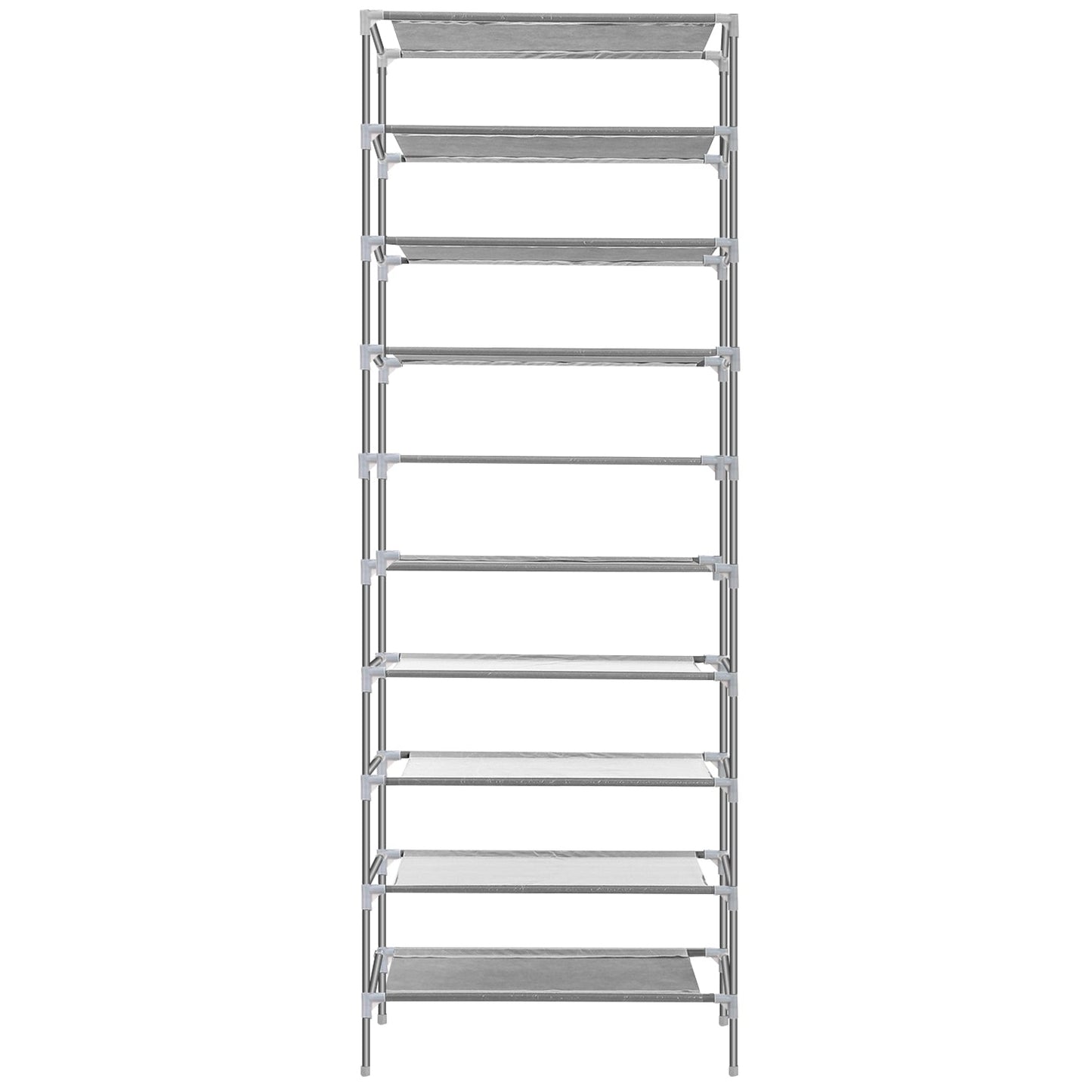10 Tiers Shoes Rack Shelves 27 Pairs Shoes Storage Organizer Stand