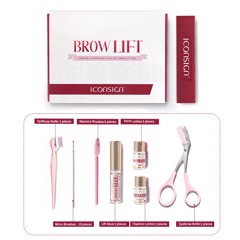 DIY Brow Lamination Eyebrow Kit 45-60 Days ICONSIGN Professional
