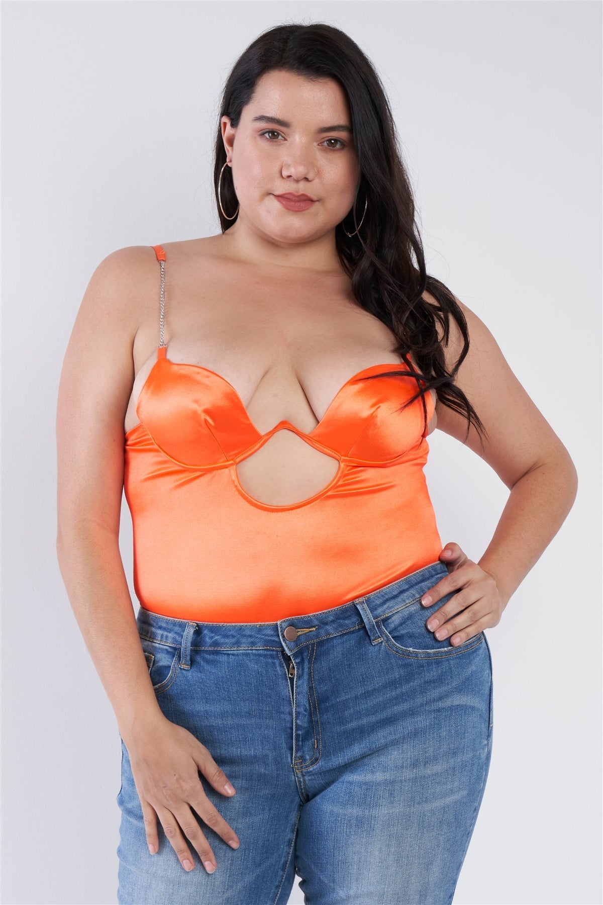 “Your Desire” Neon Orange Bodysuit