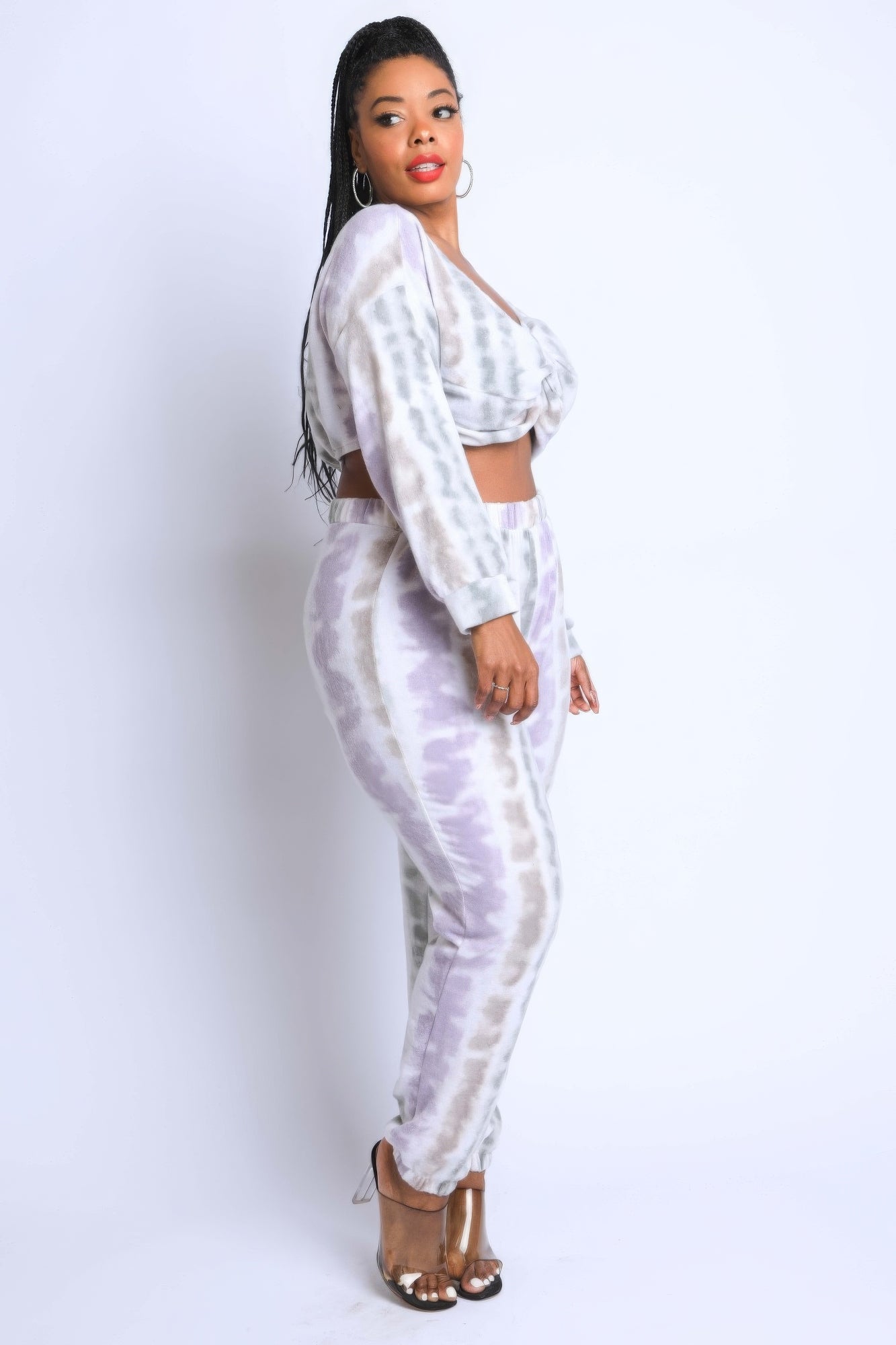 “On Clouds” Off Shoulder Set