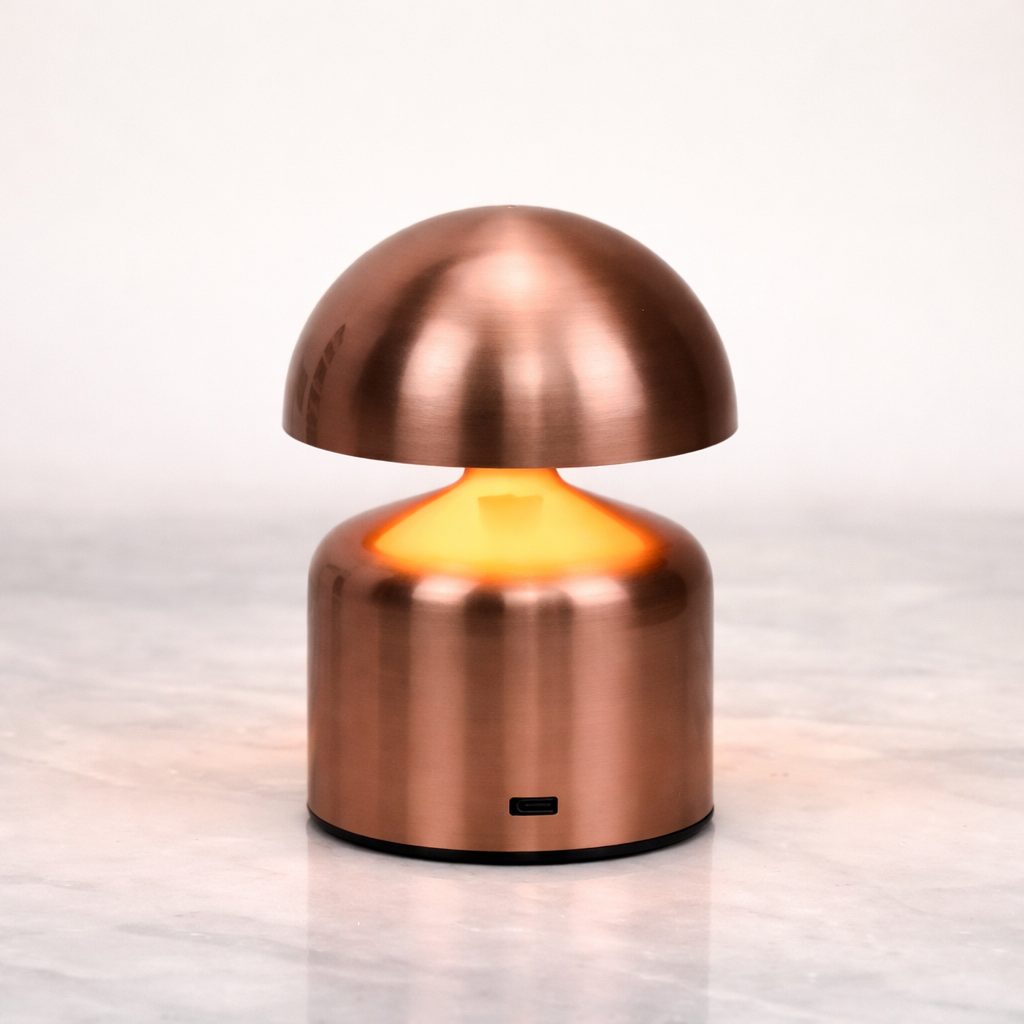 Touch LED Table Lamp USB Rechargeable 3 Color Dimming Bedside Night Light