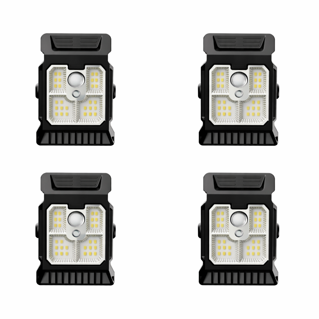 Solar Motion Sensor Garden Light Outdoor Courtyard Lawn Clip-On LED Lamp