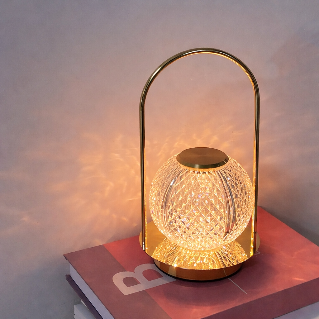 Portable Metal LED Desk Lamp USB Rechargeable Bedside Night Light Decor
