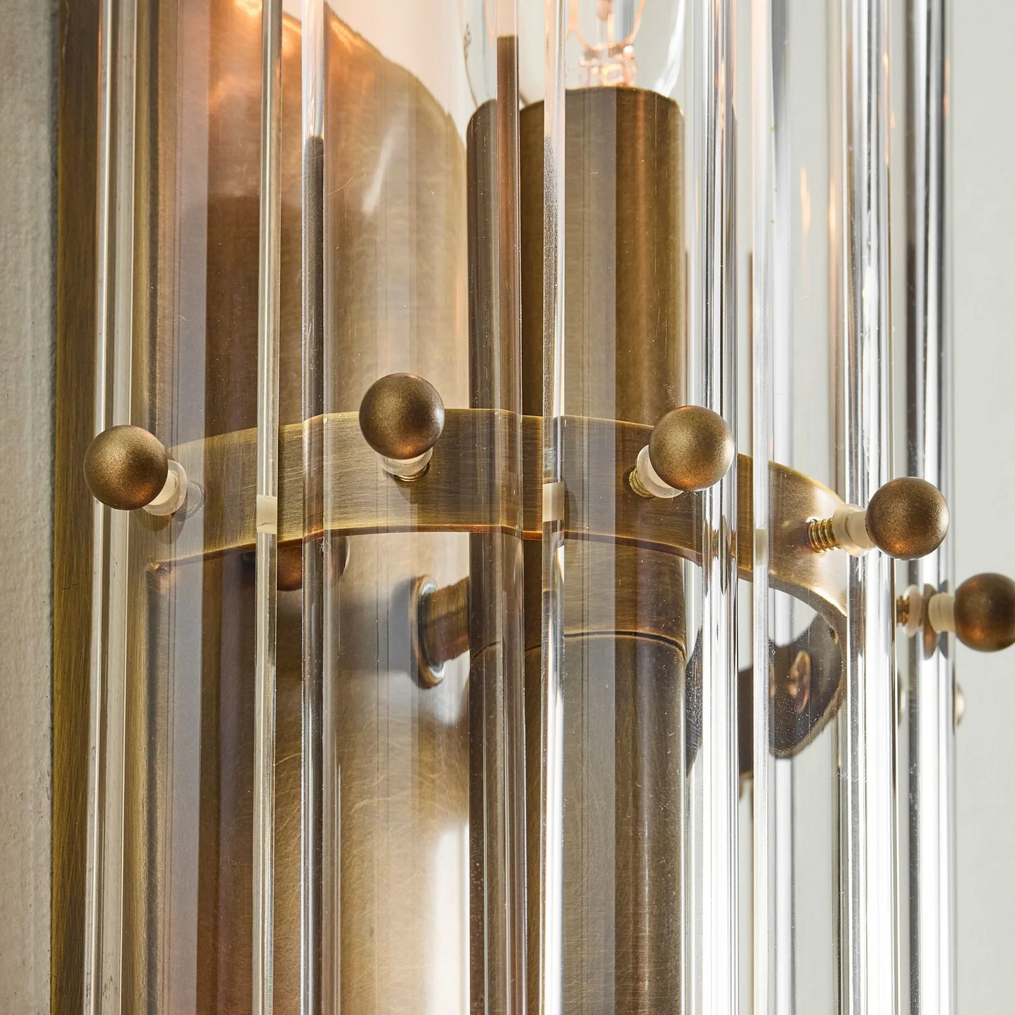 Vintage Style Crystal Wall Light