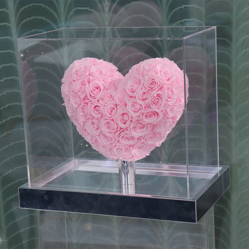 Fashion Simple Love Rose Decoration Gift Box