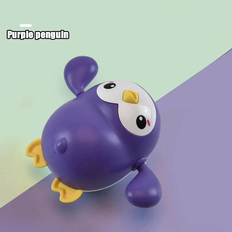 Baby Bath Toys Kids Swimming Clockwork Dolls Play Water Fun Bathing Cute Funny Children Bathroom Shower Bathtub Animals Toy