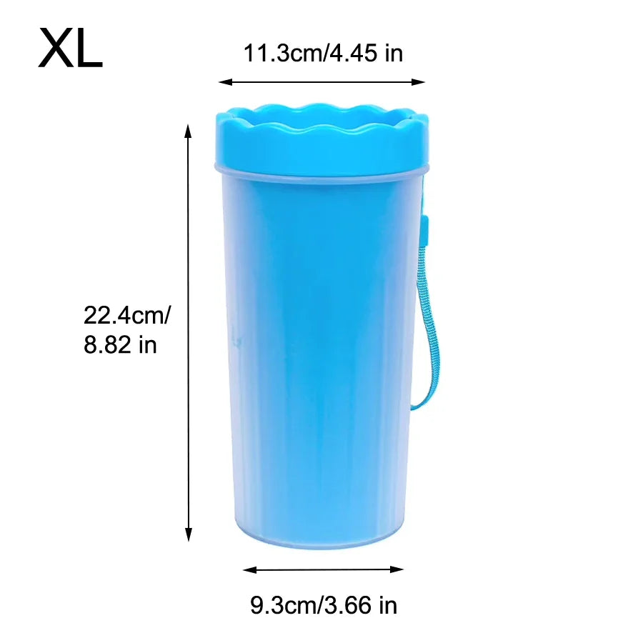 Pet Paw Cleaning Cup – Portable Silicone Dog & Cat Foot Washer | Removable Mud Cleaner (S/L/XL Sizes)