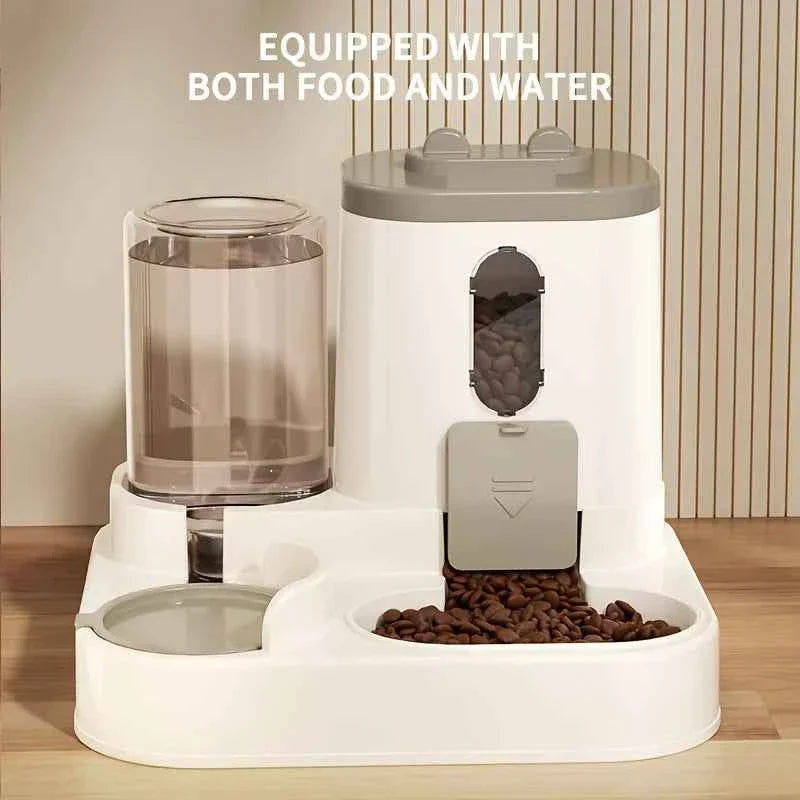 2 in 1 Fully Automatic Pet Food & Water Dispenser