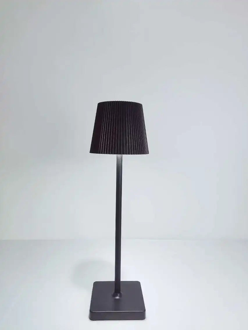 Modern Stripe LED Table Lamp USB Wireless Charging Touch Dimmable Bedside Light