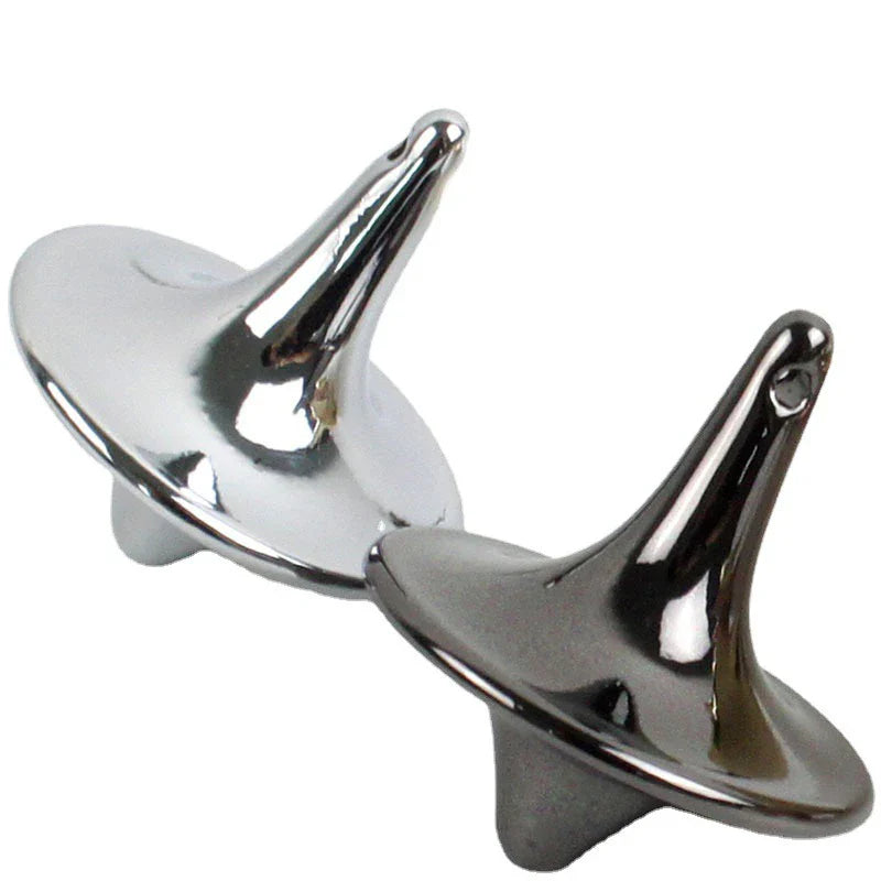 Metal Gyro Hot Movie Totem Silver Hand Spinning Top Fingertips Small Cyclone Gyroscope Antistress Fidget Toys For Children Gifts