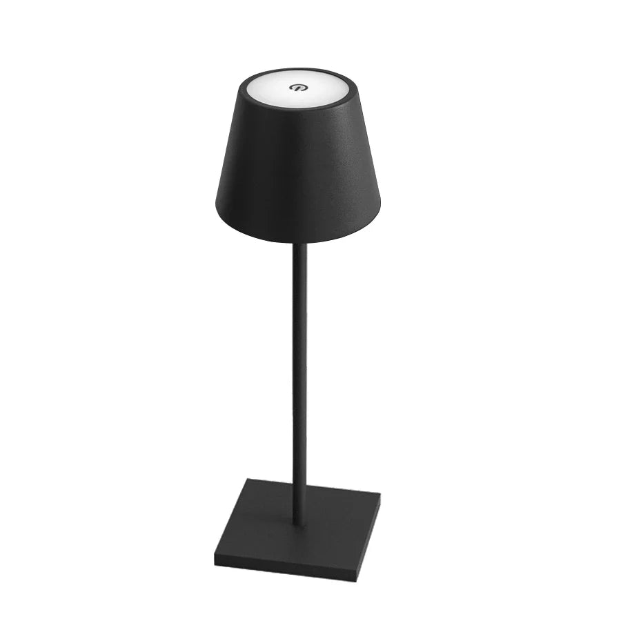 LED Table Lamp 3-Level Dimmable Wireless Touch Desk Lamp USB Rechargeable Night Light