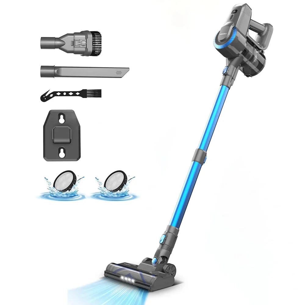 Cordless Upright Stick Vacuum Cleaner 20KPa Lightweight for Carpet Pet Hair