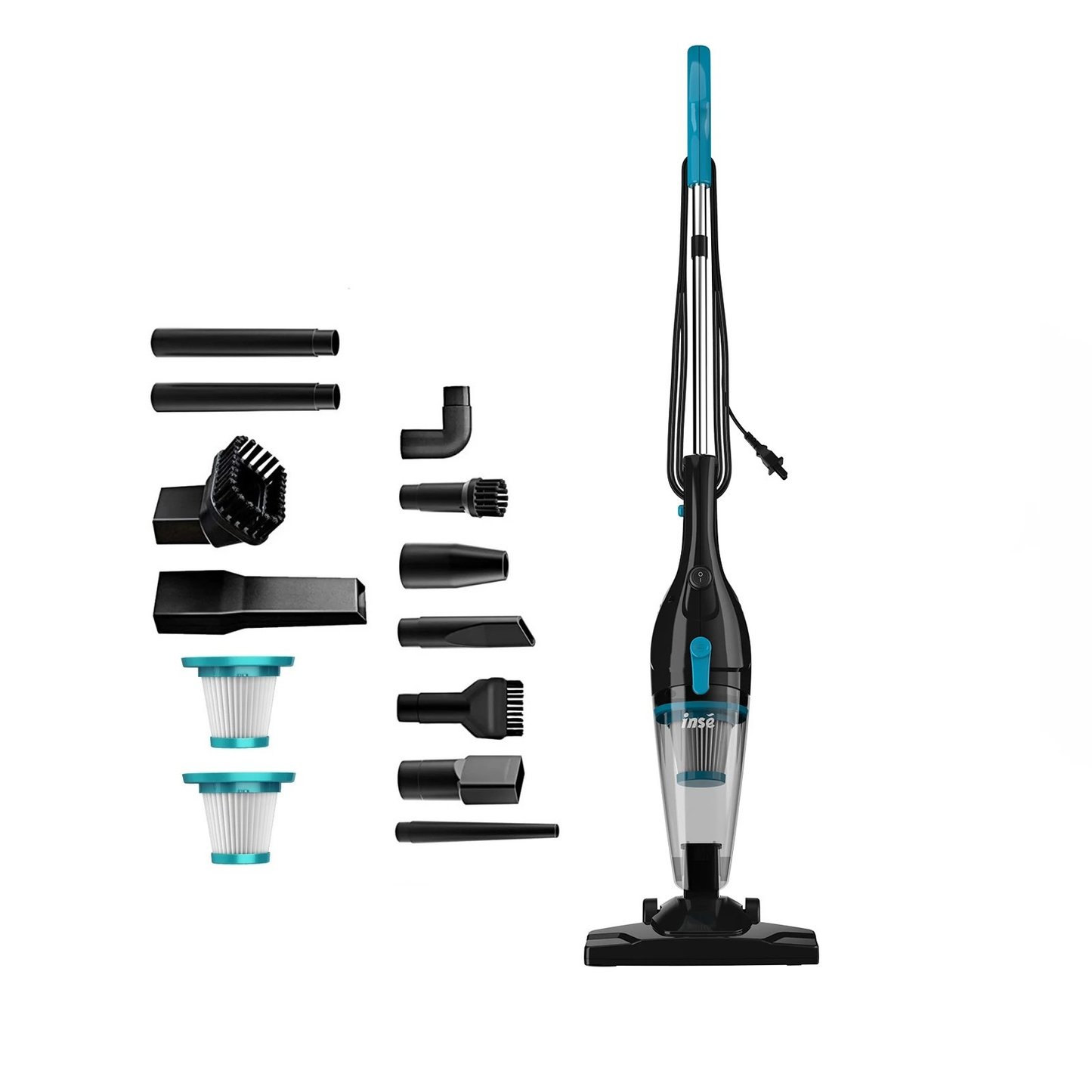 Corded Handheld Vacuum Cleaner 16KPa Powerful Suction for Car Hard Floor
