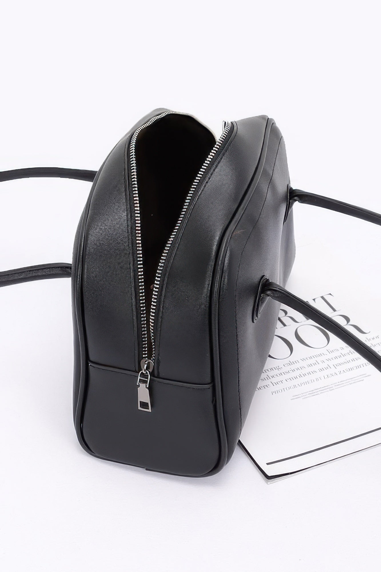 Faux Leather Sport Bag
