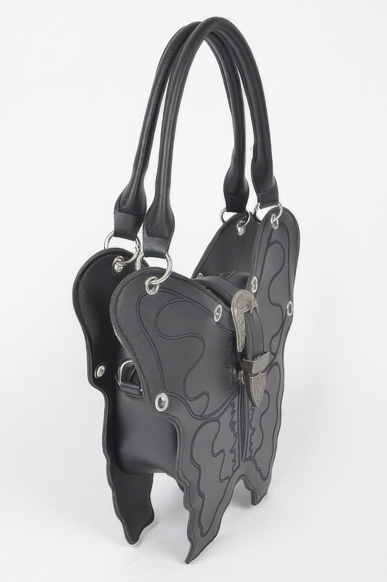 Faux Leather Butterfly Bag