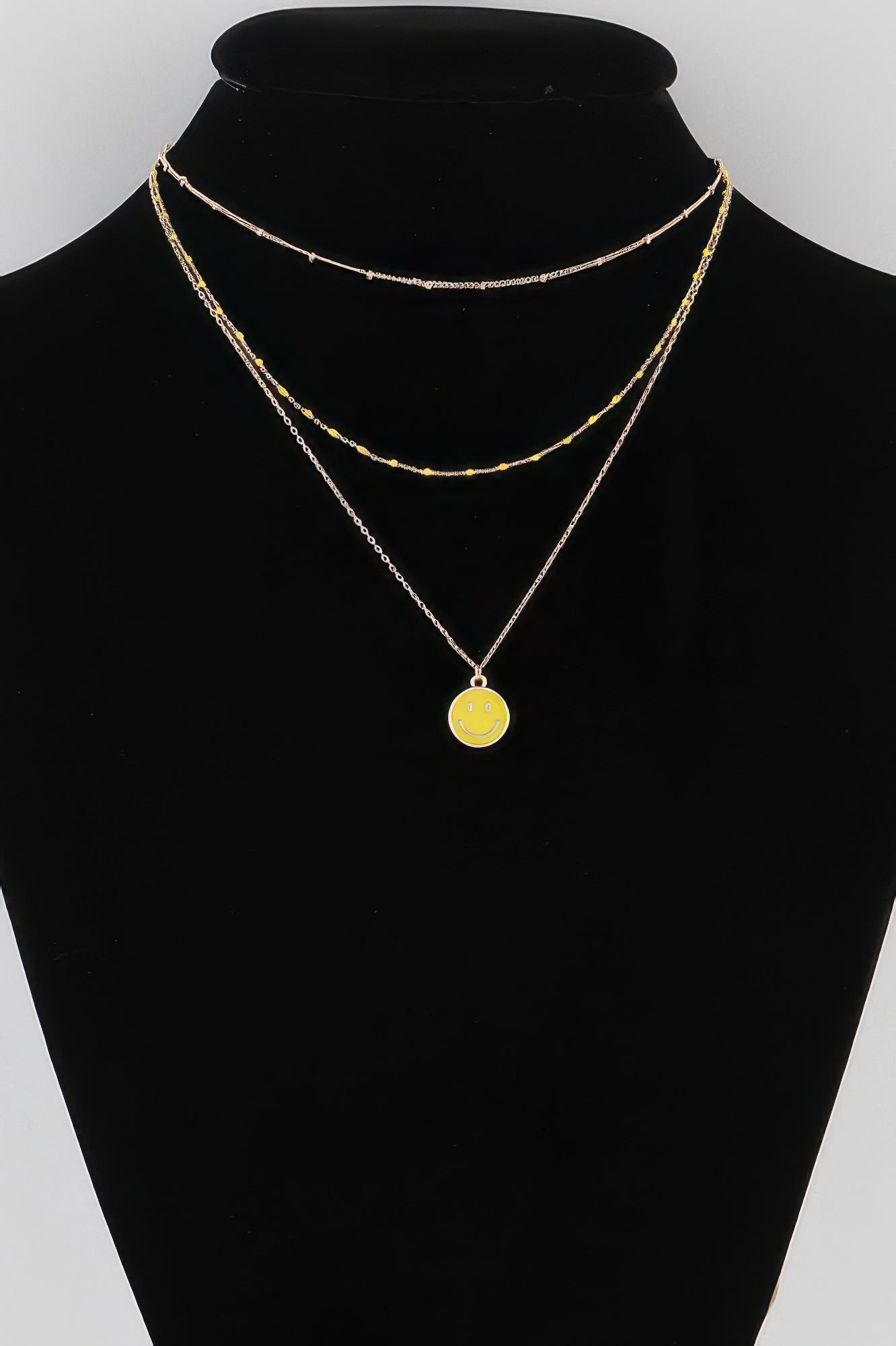 Multi Happy Face Necklace