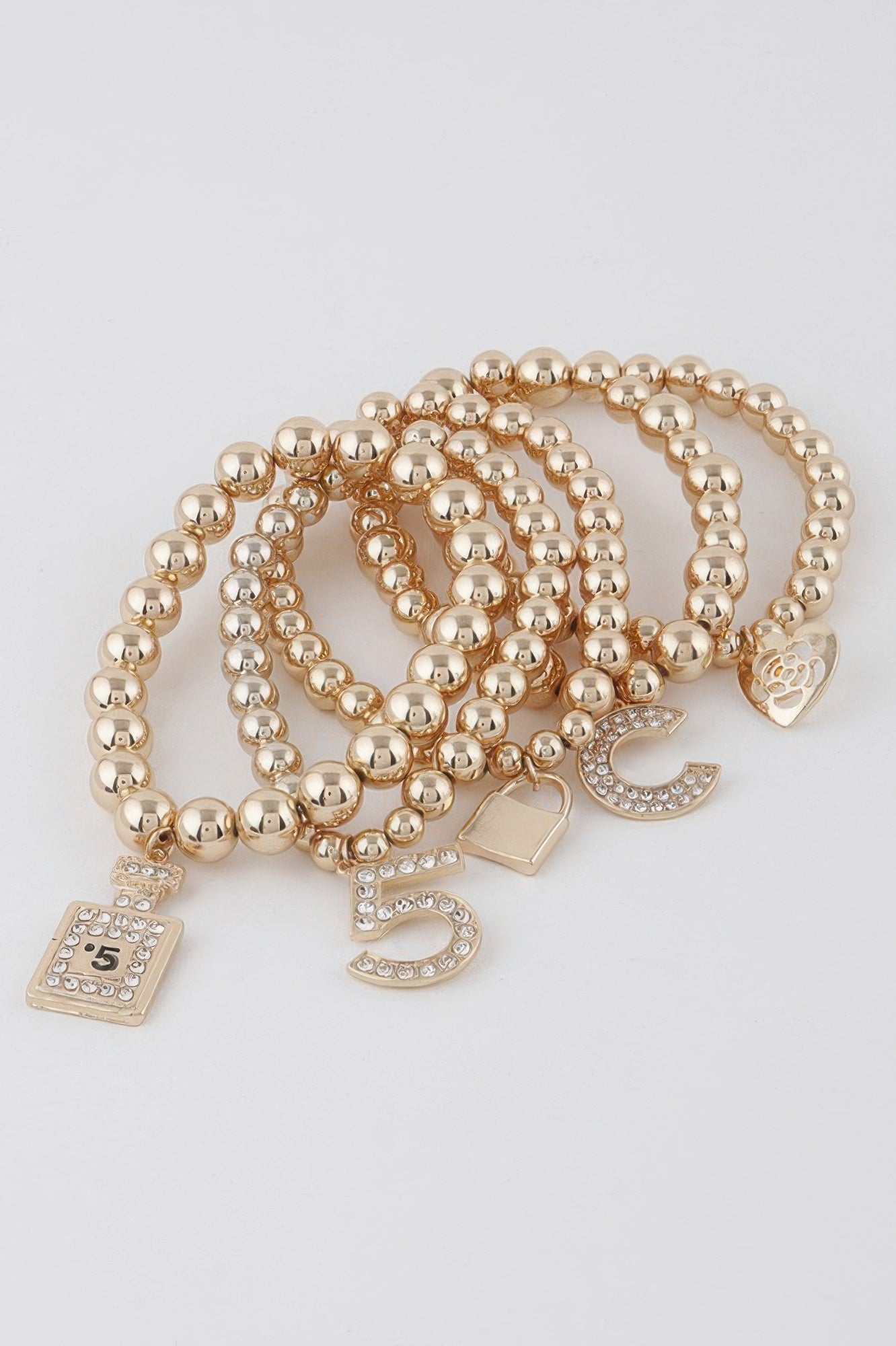 Beaded Luxury Charms Bracelet