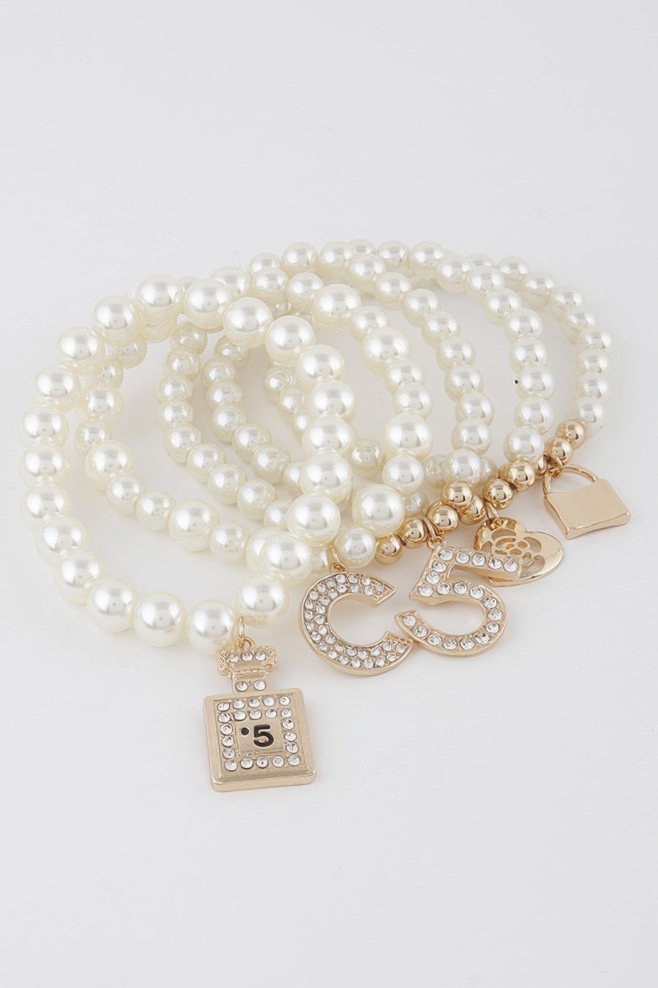 Beaded Luxury Charms Bracelet