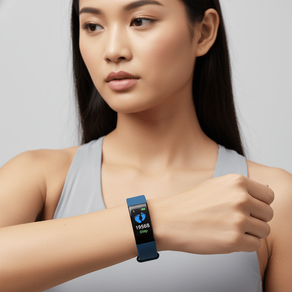 Fitness Tracker Watch with Heart Rate and Step Counter