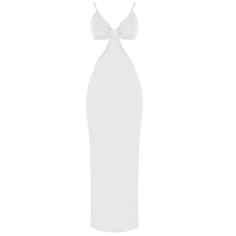 Yacht Bae White Maxi Dress