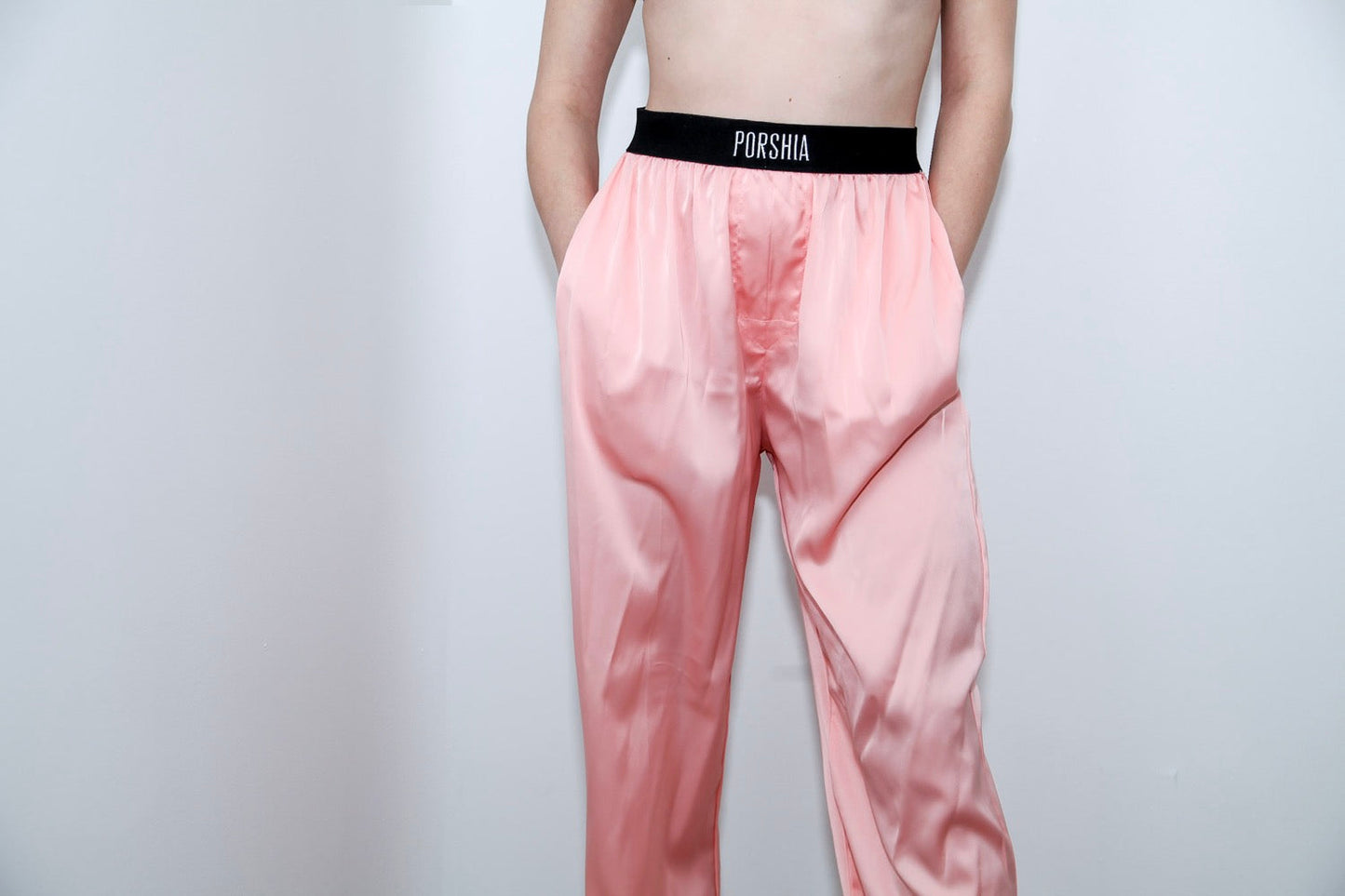 Luxe Light Pink Loungewear Pants