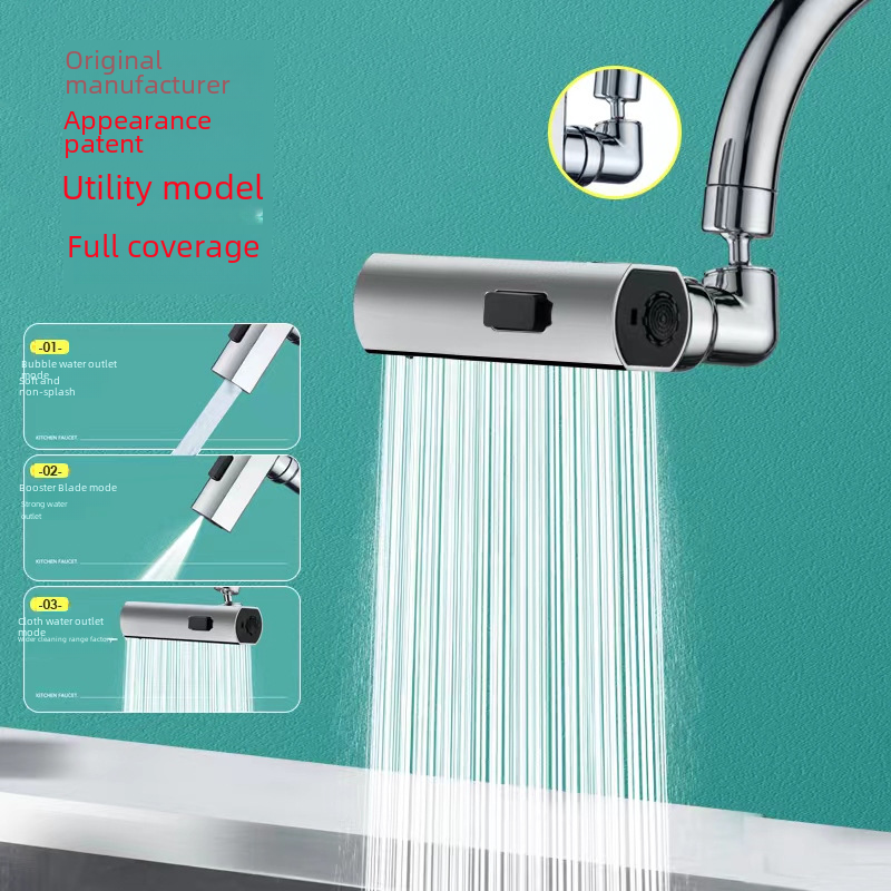Upgraded Kitchen Faucet with Multi-Function Spray Head